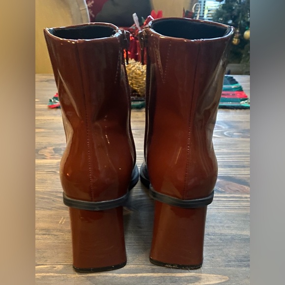 BP. Patent Leather Square Toe Boots - Picture 4 of 9